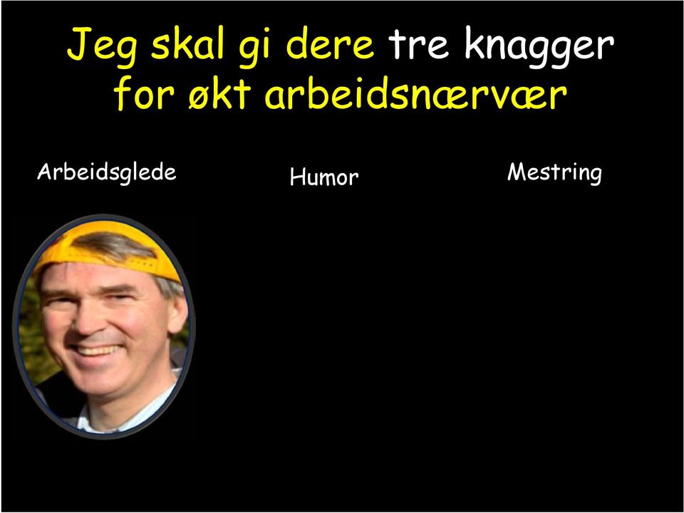 arbeidsnærvær