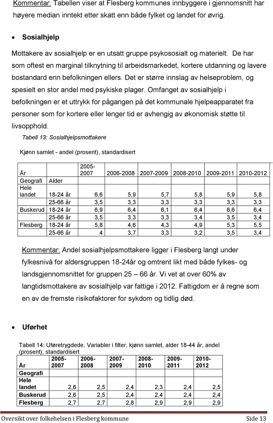 De har som oftest en marginal tilknytning til arbeidsmarkedet, kortere utdanning og lavere bostandard enn befolkningen ellers.