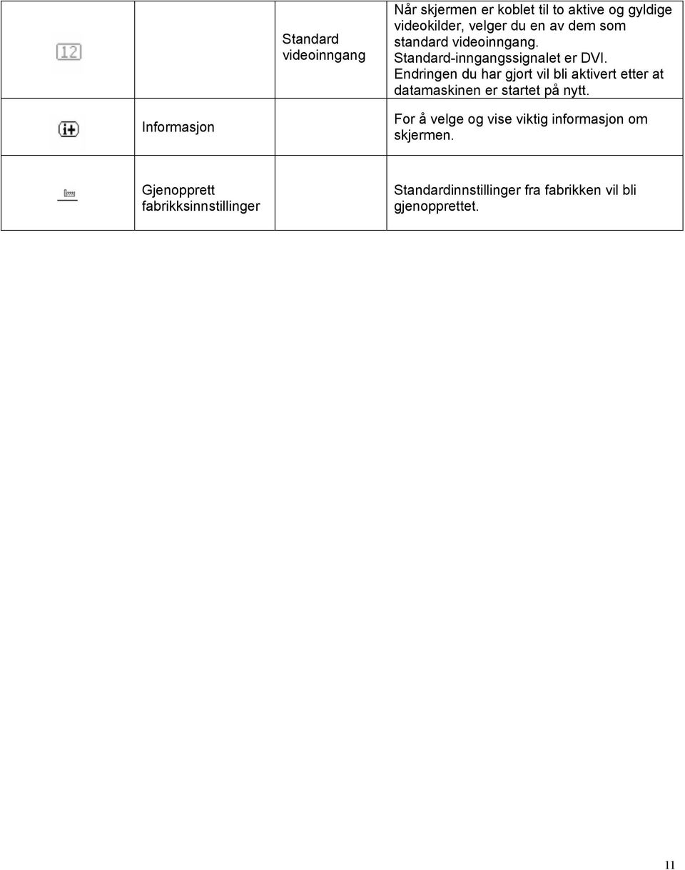 Endringen du har gjort vil bli aktivert etter at datamaskinen er startet på nytt.