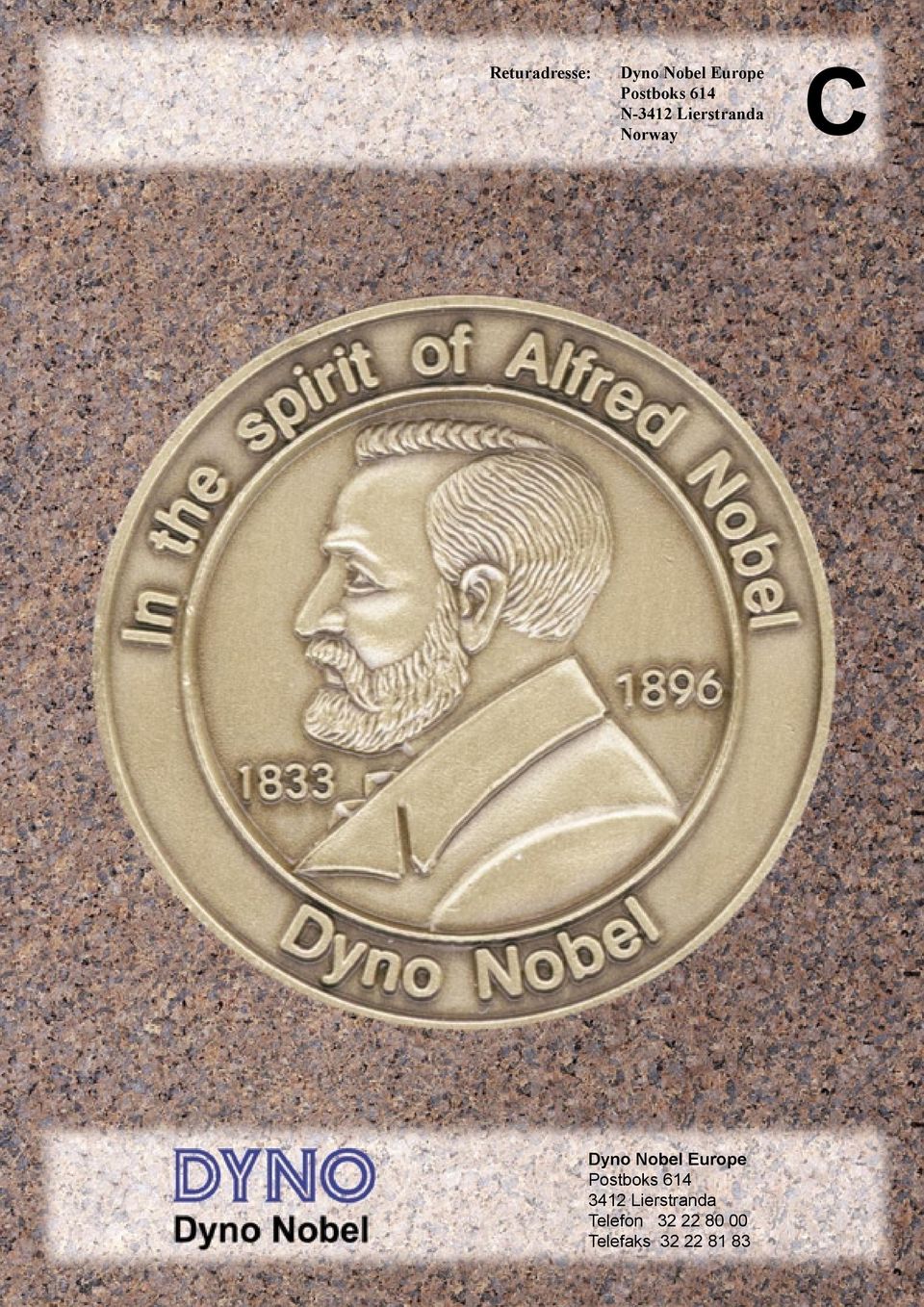 2-2003 Dyno Nobel Europe Postboks 614 3412