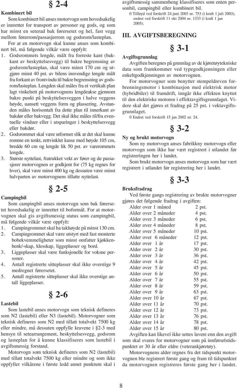 Godsrommets lengde, målt fra forreste kant (bakkant av beskyttelsesvegg) til bakre begrensning av godsrom/lasteplan, skal være minst 170 cm og utgjøre minst 40 pst.