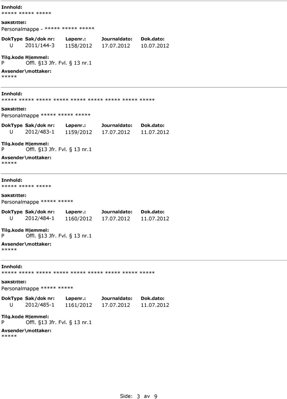 1159/2012 ersonalmappe 2012/484-1