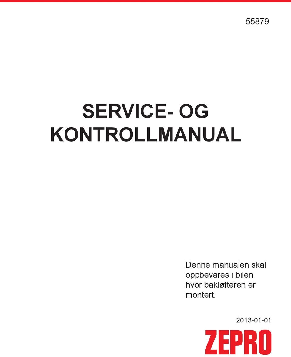 manualen skal oppbevares i