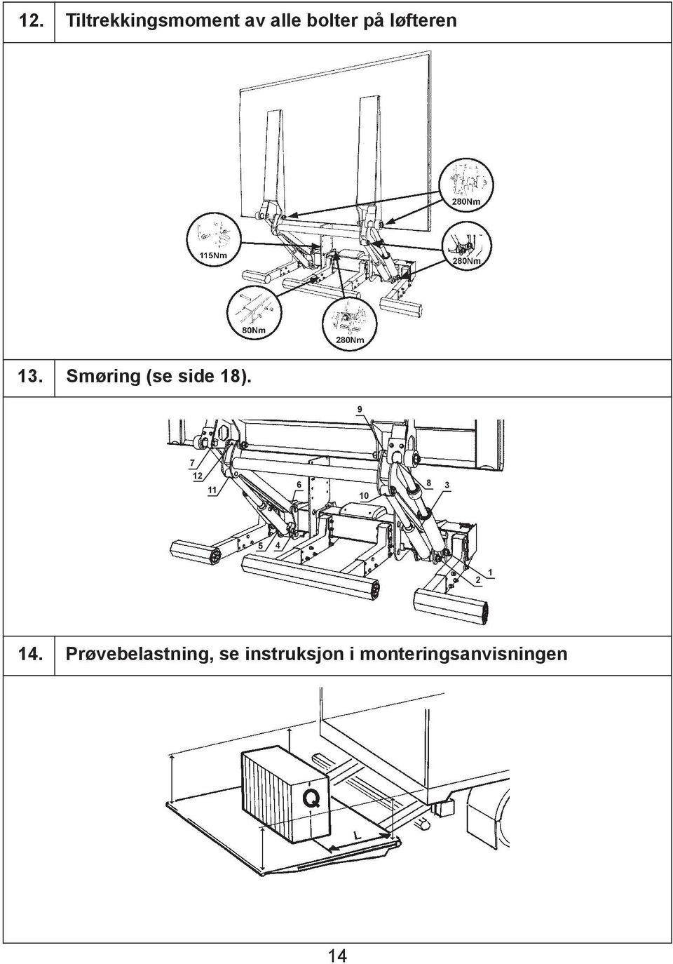 9 7 12 11 6 10 8 3 5 4 1 2 14.