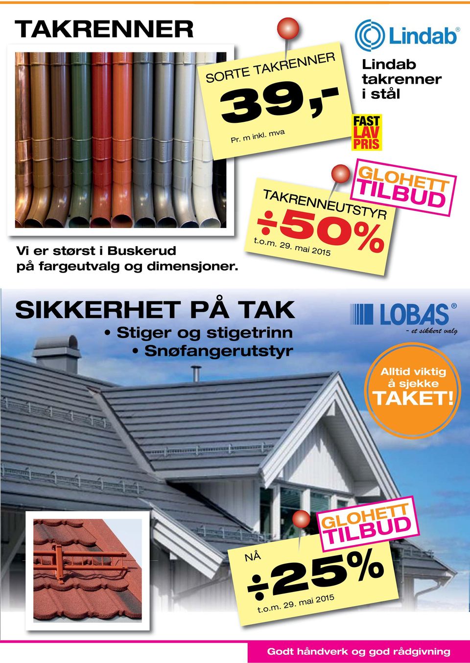 fargeutvalg og dimensjoner. 50% t.o.m. 29.