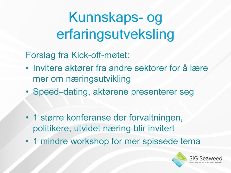 dating, aktørene presenterer seg 1 større konferanse der forvaltningen,