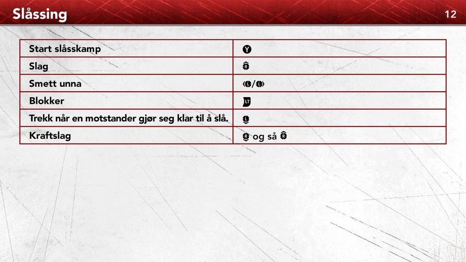 motstander gjør seg klar til å