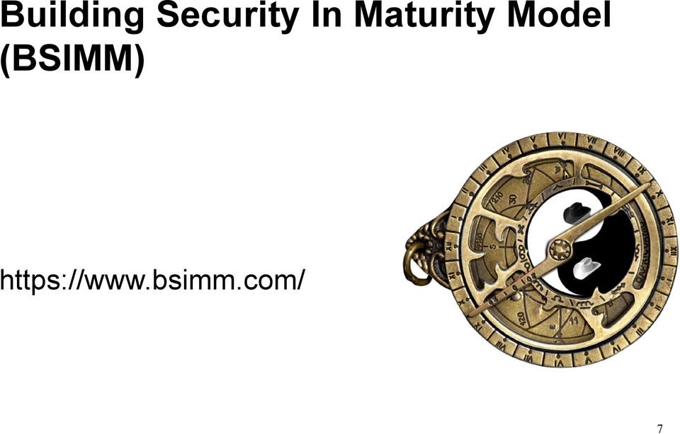 Maturity Model