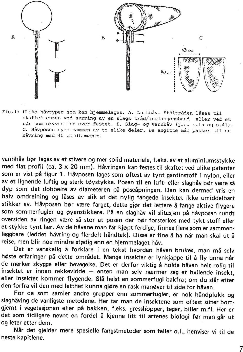 av et aluminiumsstykke med flat profil (ca. 3 x 20 mm). HIvringen kan festes ti1 skaftet ved ulike patenter som er vist pi figur 1.