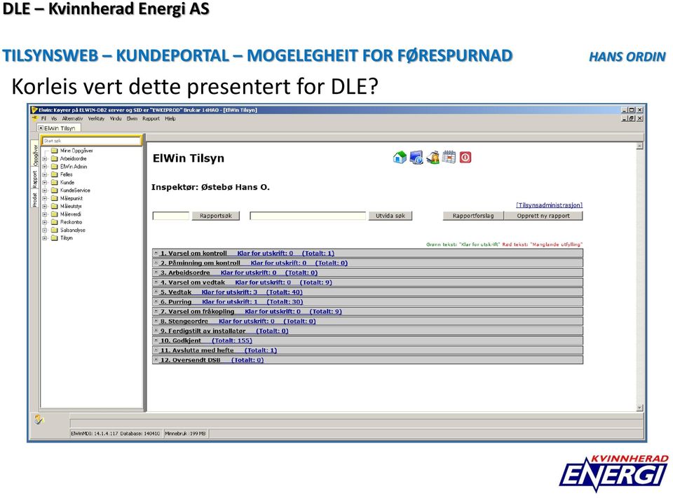 MOGELEGHEIT FOR FØRESPURNAD