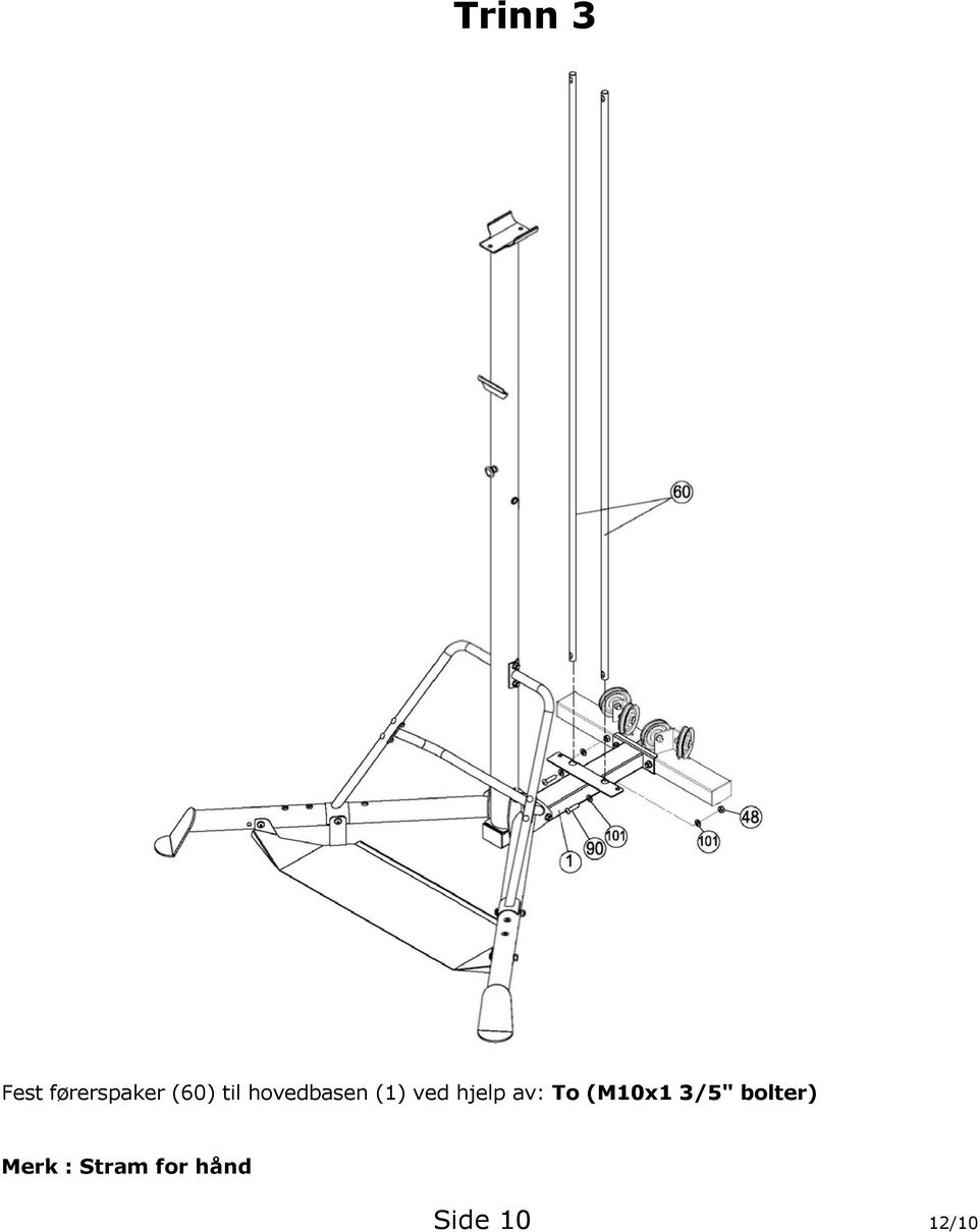 av: To (M10x1 3/5" bolter)