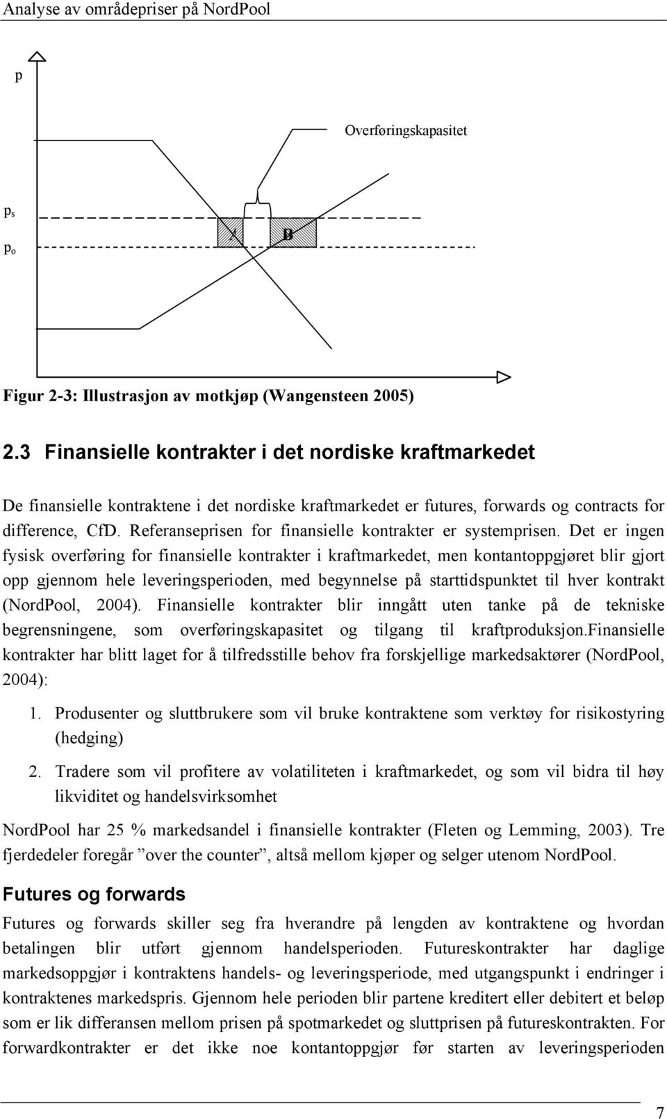 Referanseprisen for finansielle kontrakter er systemprisen.