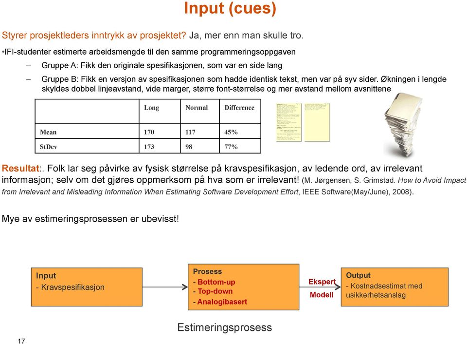 identisk tekst, men var på syv sider.