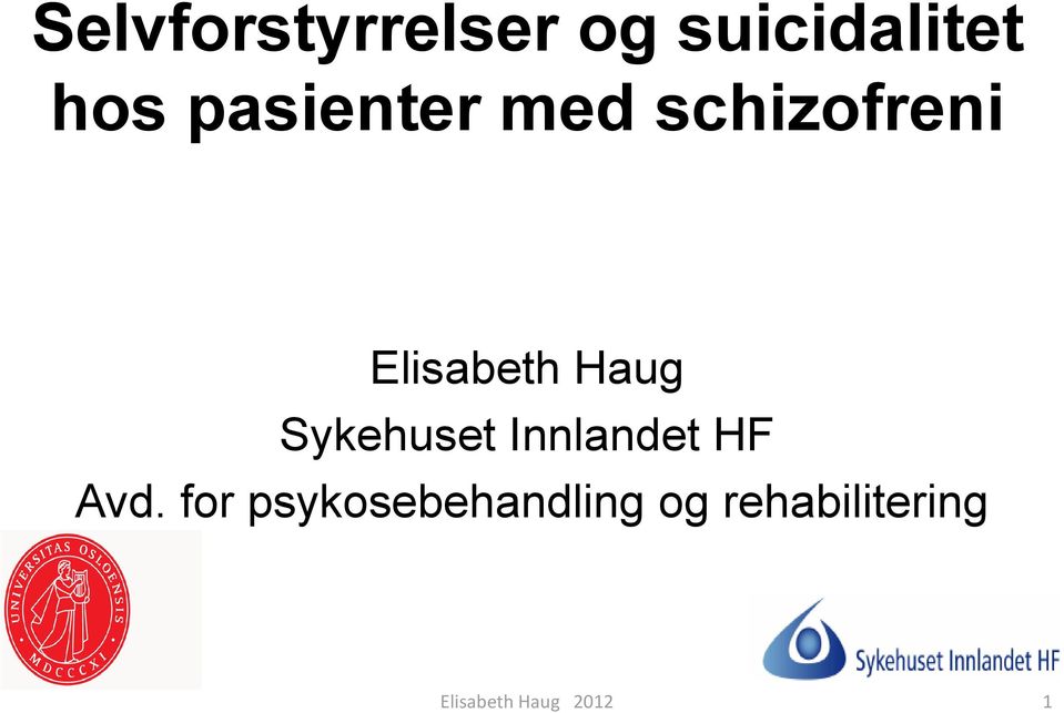 Sykehuset Innlandet HF Avd.