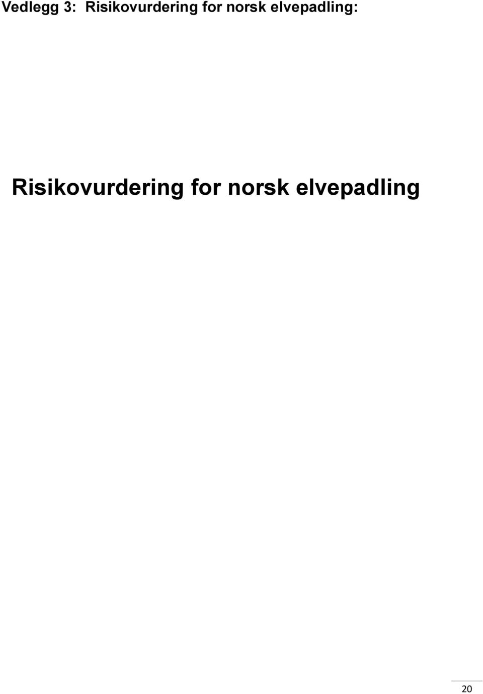 norsk elvepadling: 