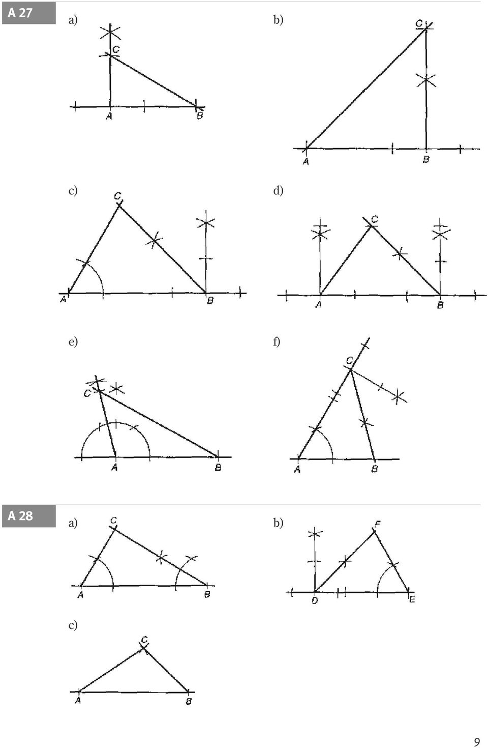 f) A 8 a)