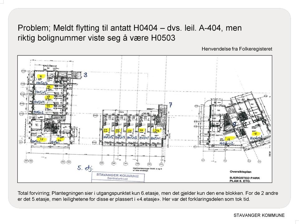 forvirring; Plantegningen sier i utgangspunktet kun 6.