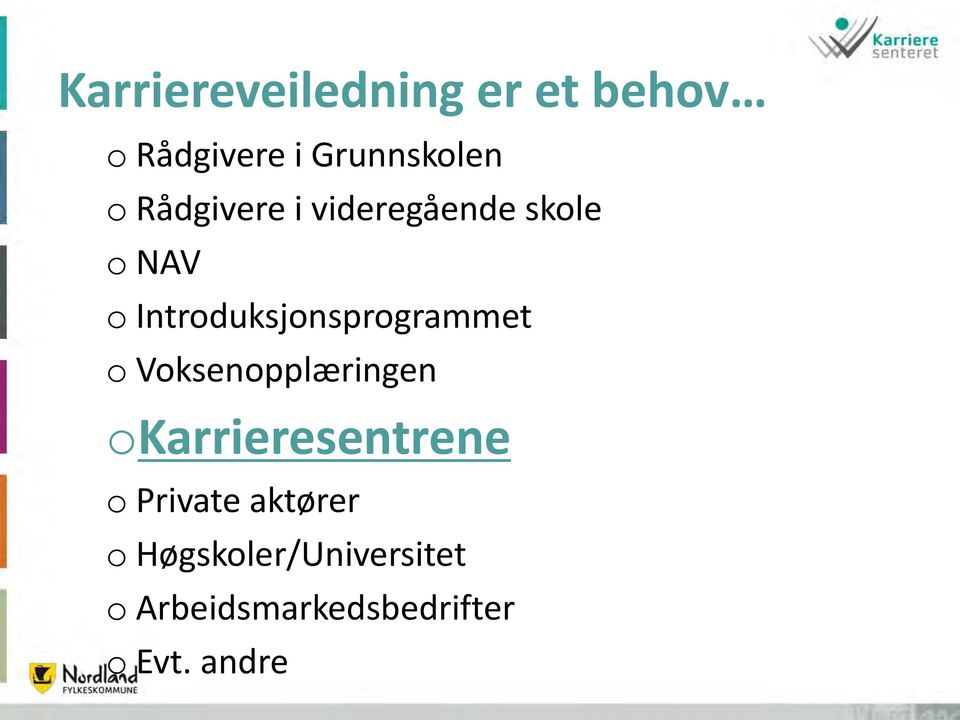 Introduksjonsprogrammet o Voksenopplæringen