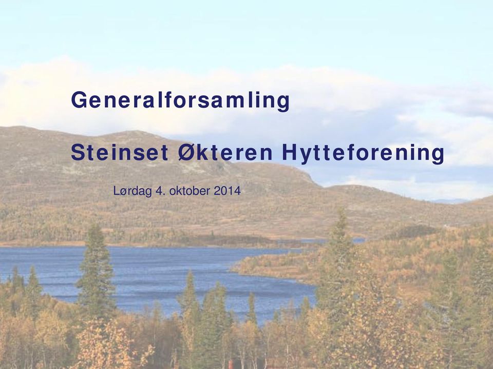 Hytteforening