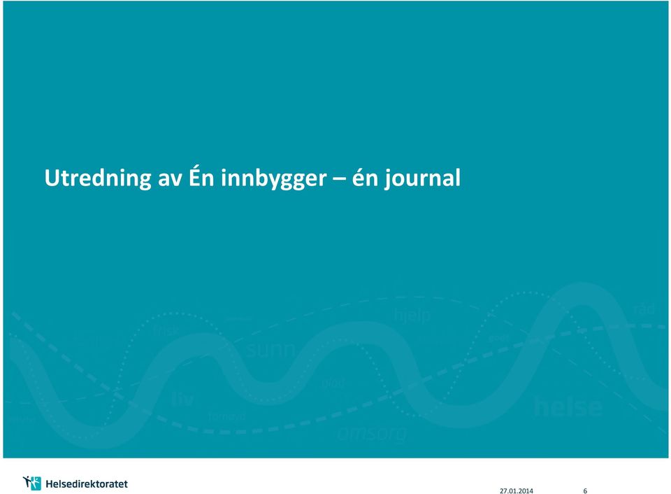 én journal