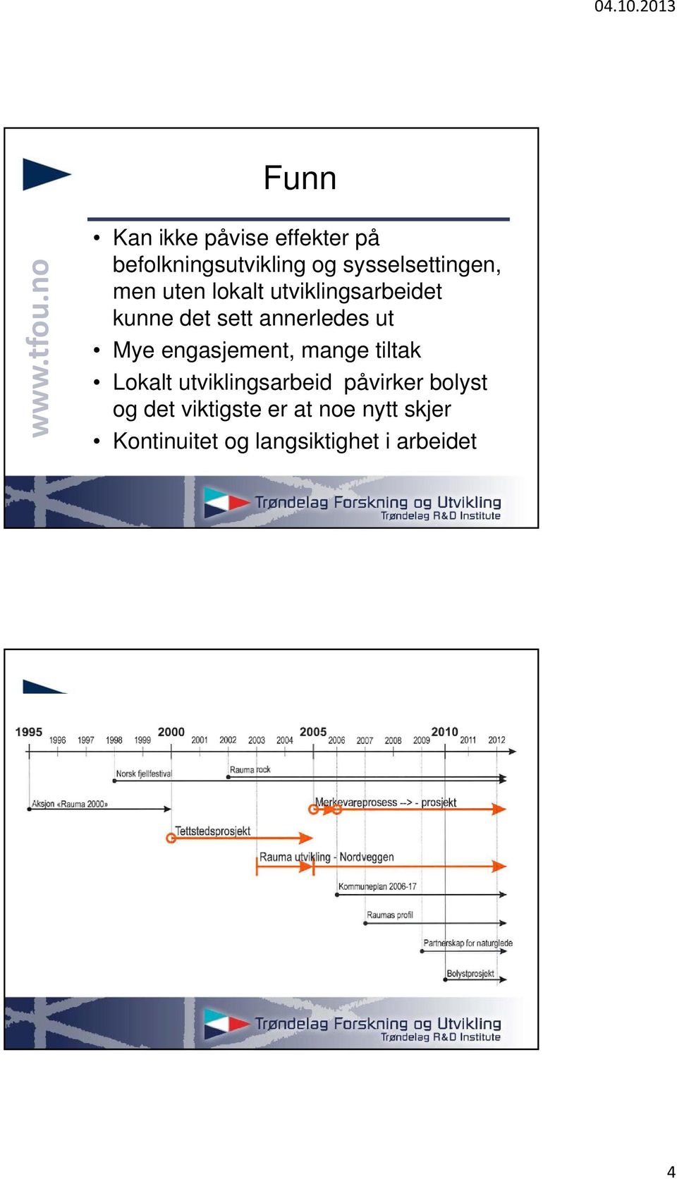 annerledes ut Mye engasjement, mange tiltak Lokalt utviklingsarbeid