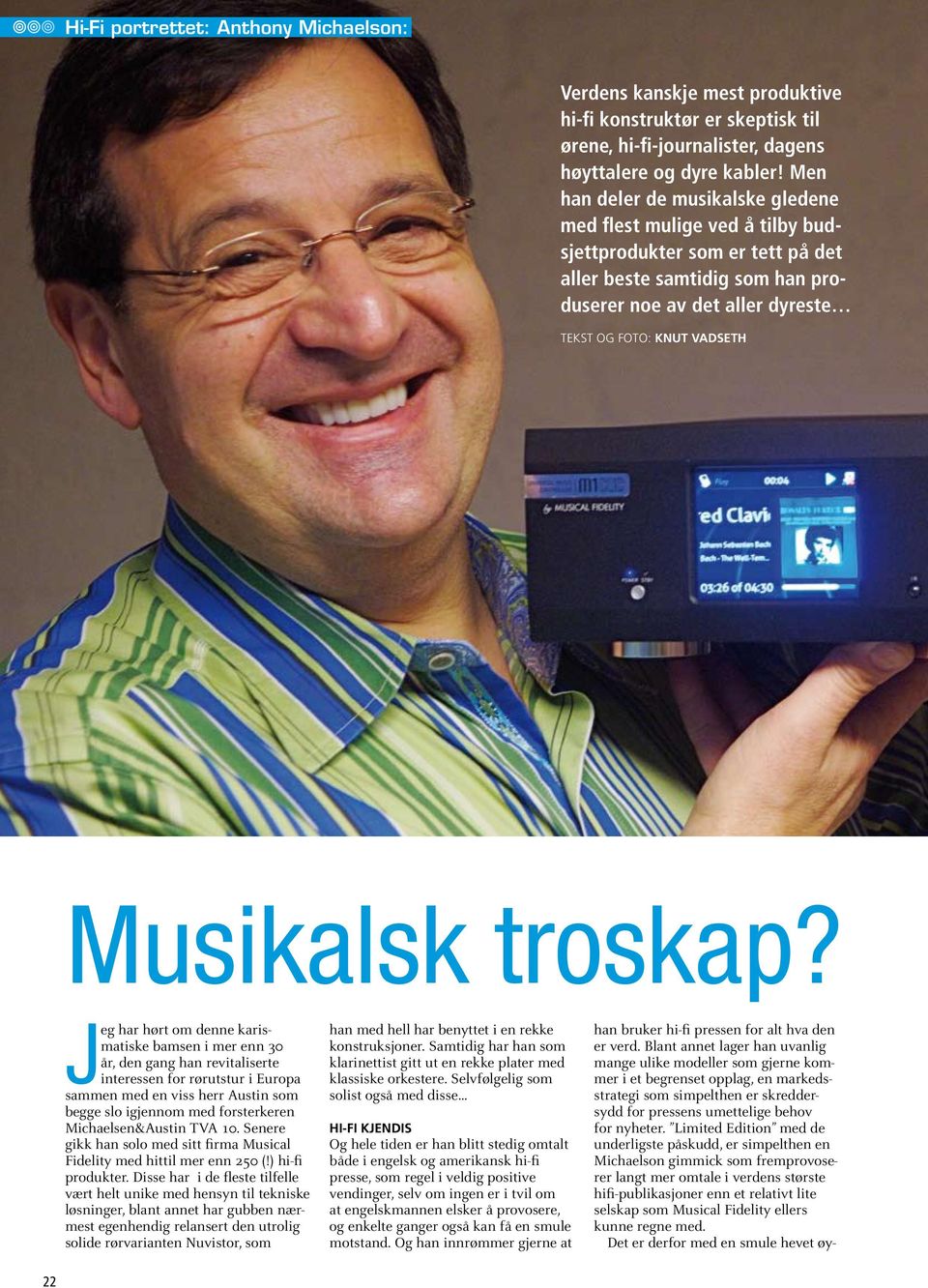 Musikalsk troskap?