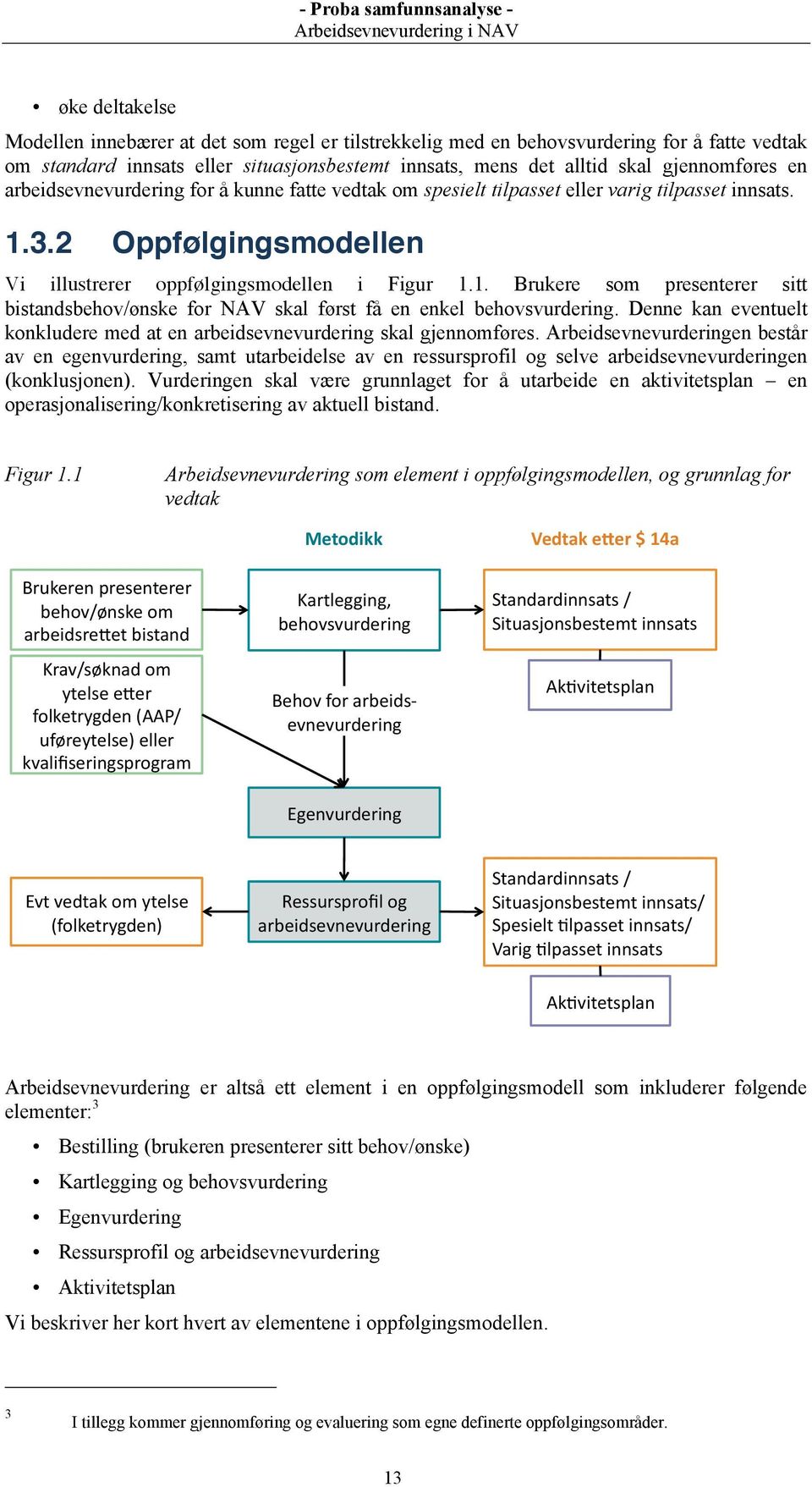 Denne kan eventuelt konkludere med at en arbeidsevnevurdering skal gjennomføres.