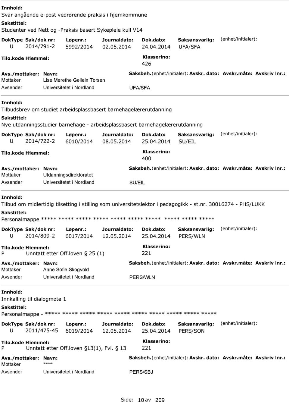 arbeidsplassbasert barnehagelærerutdanning 2014/722-2 6010/2014 08.05.2014 25.04.