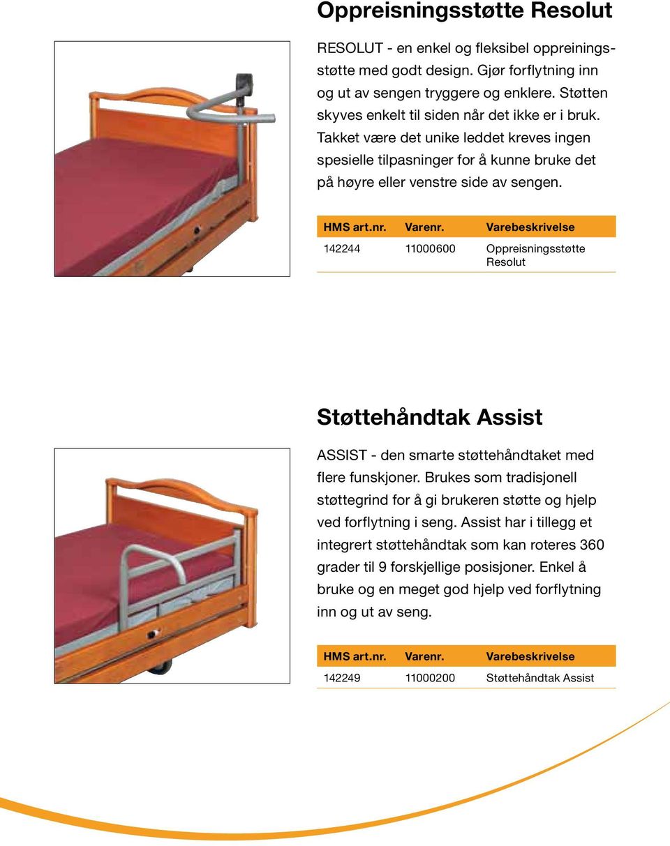 142244 11000600 Oppreisningsstøtte Resolut Støttehåndtak Assist ASSIST - den smarte støttehåndtaket med flere funskjoner.