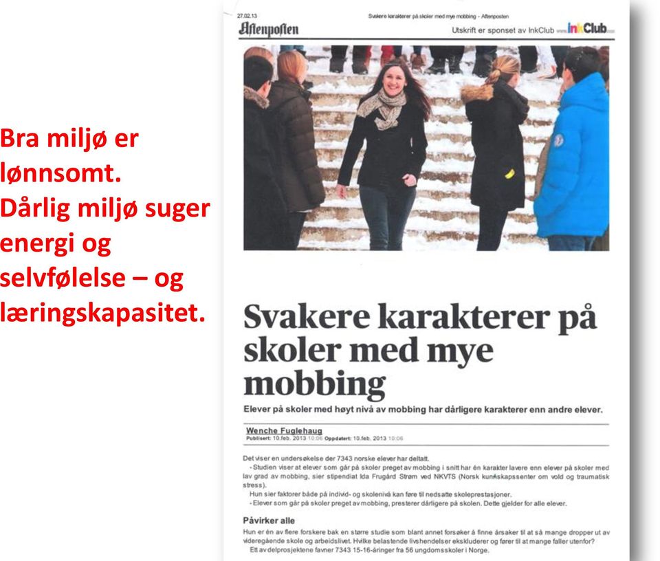 selvfølelse og