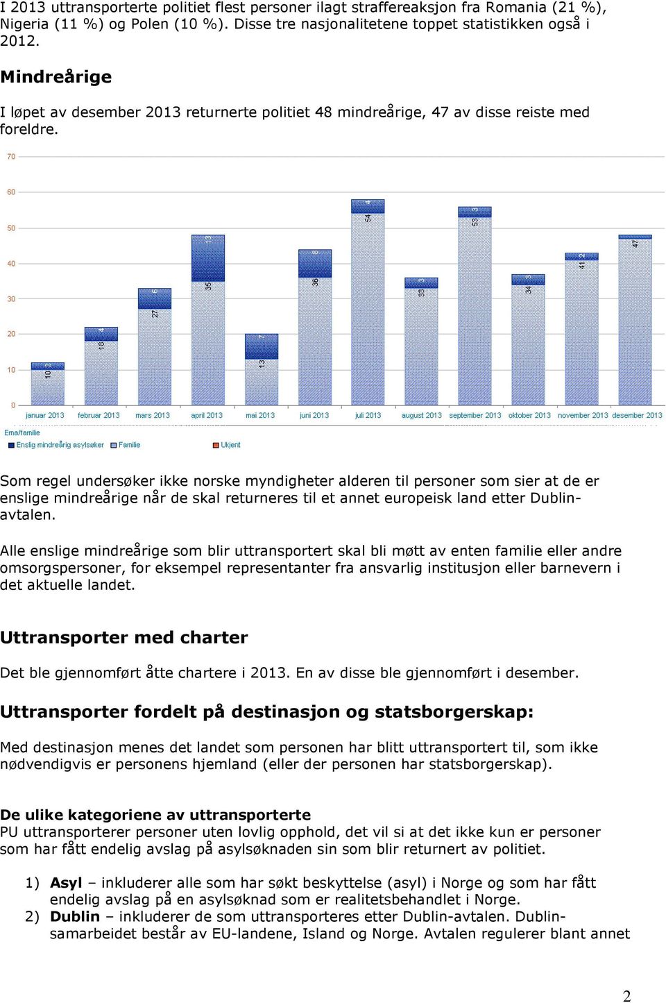 Som regel undersøker ikke norske myndigheter alderen til personer som sier at de er enslige mindreårige når de skal returneres til et annet europeisk land etter Dublinavtalen.