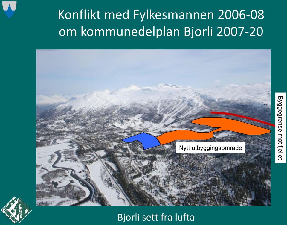 Nytt utbyggingsområde Byggegrense