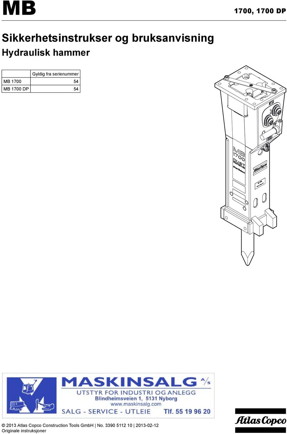 bruksanvisning Hydraulisk