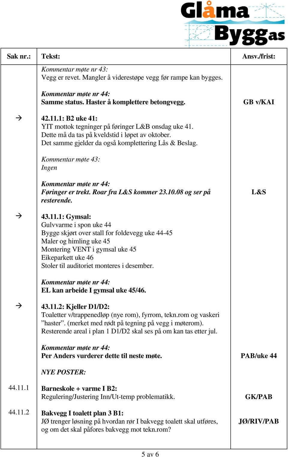 L&S 43.11.