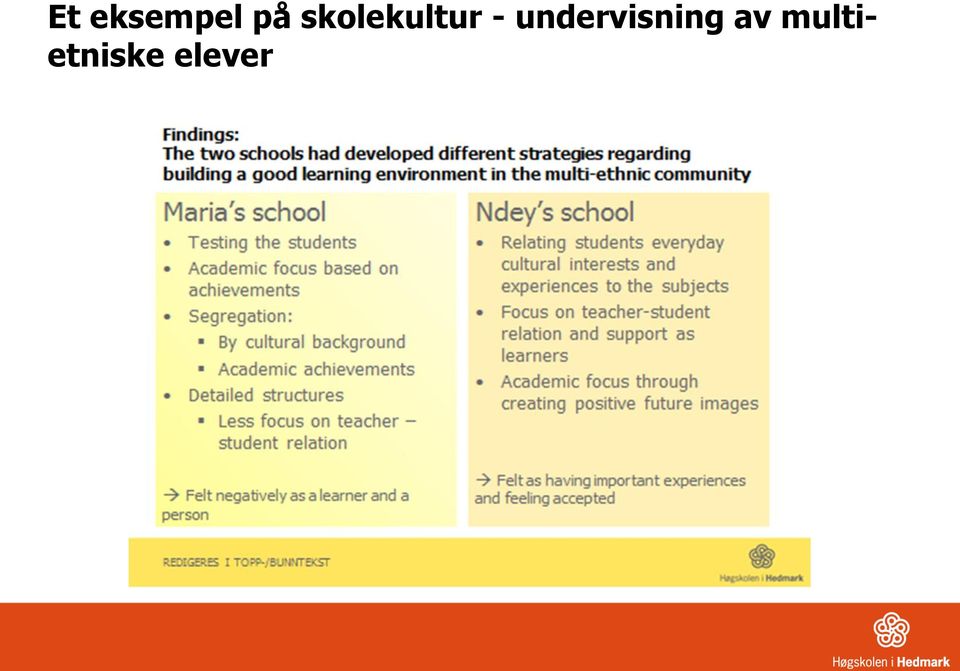 undervisning av