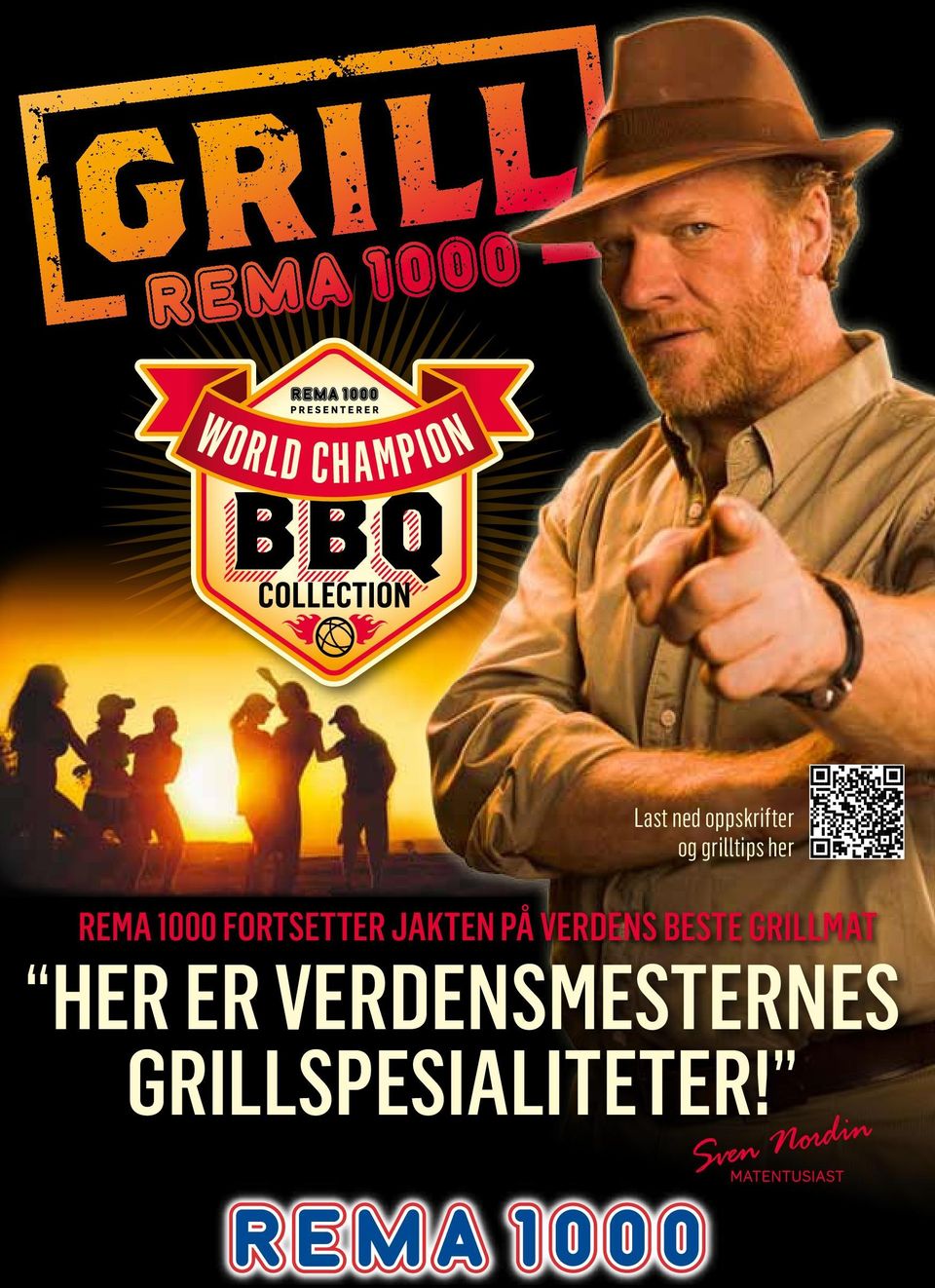 PÅ VERDENS BESTE GRILLMAT HER ER