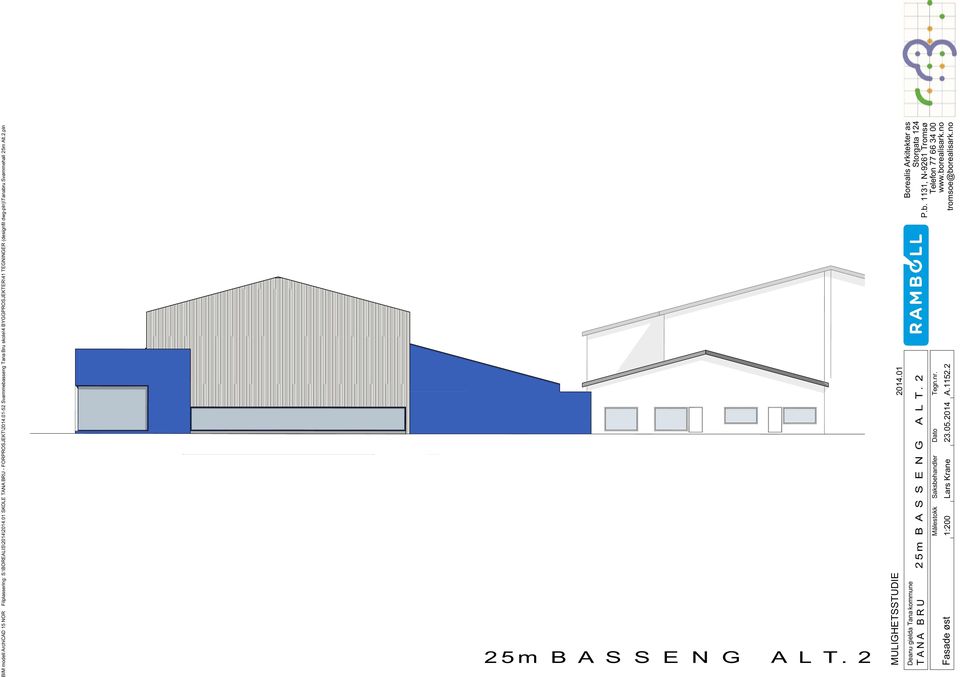 (designfil dwg-pln)\tanabru Svømmehall 25m Alt.2.pln 25m B A S S E N G A L T.