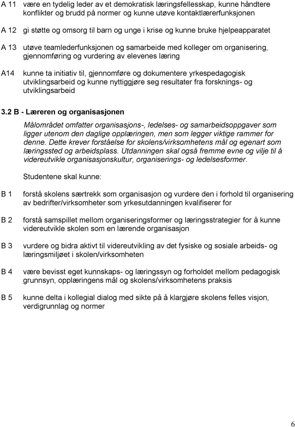 dokumentere yrkespedagogisk utviklingsarbeid og kunne nyttiggjøre seg resultater fra forsknings- og utviklingsarbeid 3.