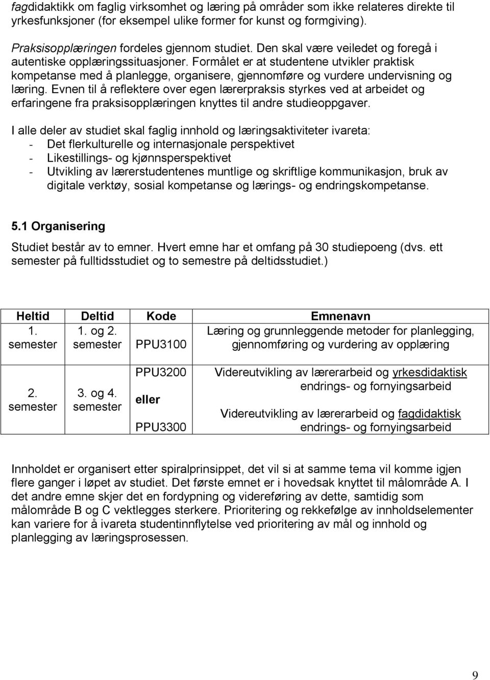 Evnen til å reflektere over egen lærerpraksis styrkes ved at arbeidet og erfaringene fra praksisopplæringen knyttes til andre studieoppgaver.