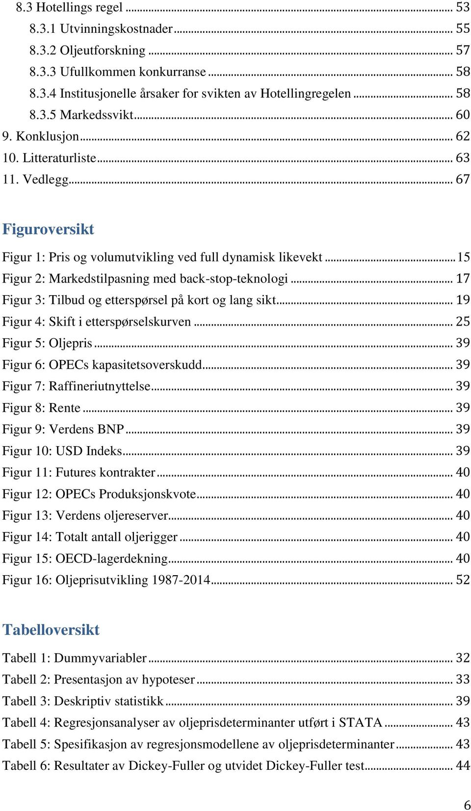 .. 17 Figur 3: Tilbud og etterspørsel på kort og lang sikt... 19 Figur 4: Skift i etterspørselskurven... 25 Figur 5: Oljepris... 39 Figur 6: OPECs kapasitetsoverskudd... 39 Figur 7: Raffineriutnyttelse.