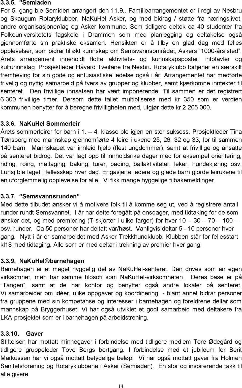 Som tidligere deltok ca 40 studenter fra Folkeuniversitetets fagskole i Drammen som med planlegging og deltakelse også gjennomførte sin praktiske eksamen.