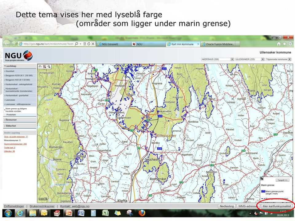 farge (områder som