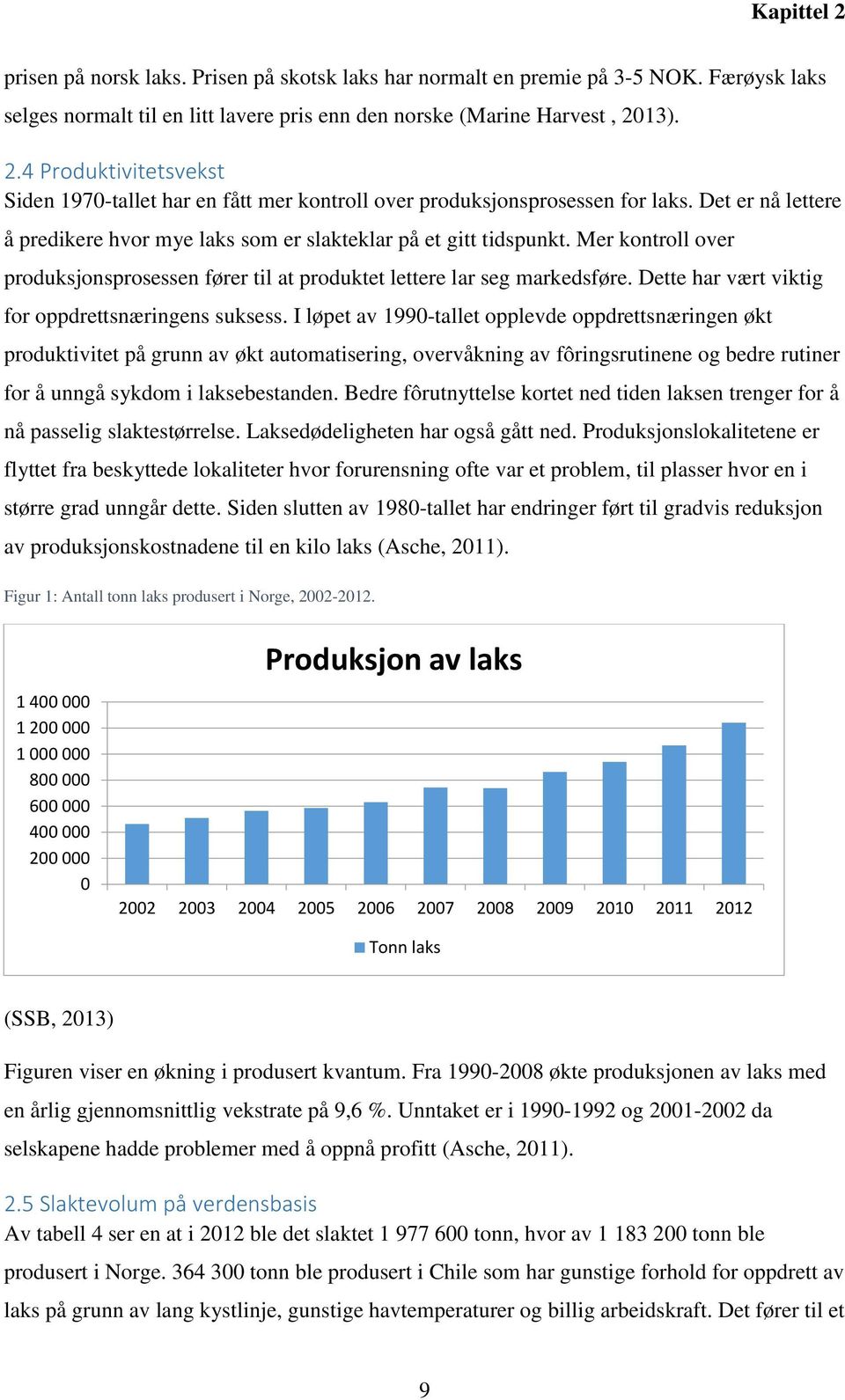 Dette har vært viktig for oppdrettsnæringens suksess.