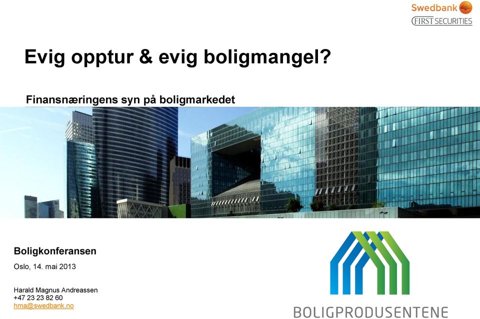 Boligkonferansen Oslo, 14.