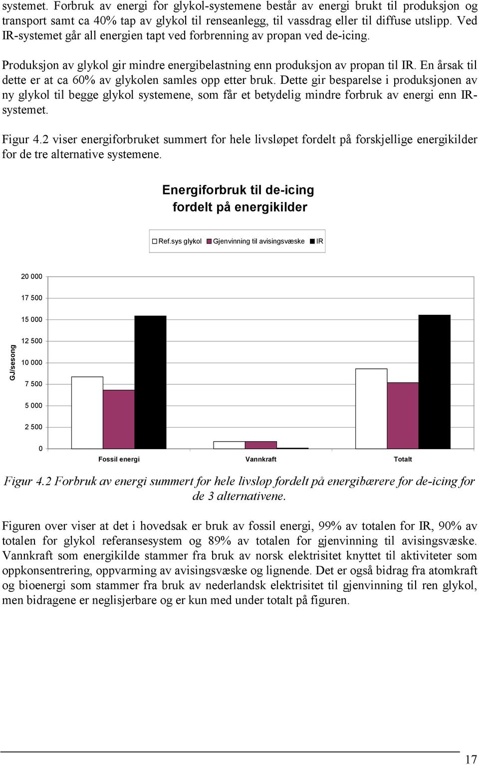 En årsak til dette er at ca 60% av glykolen samles opp etter bruk.