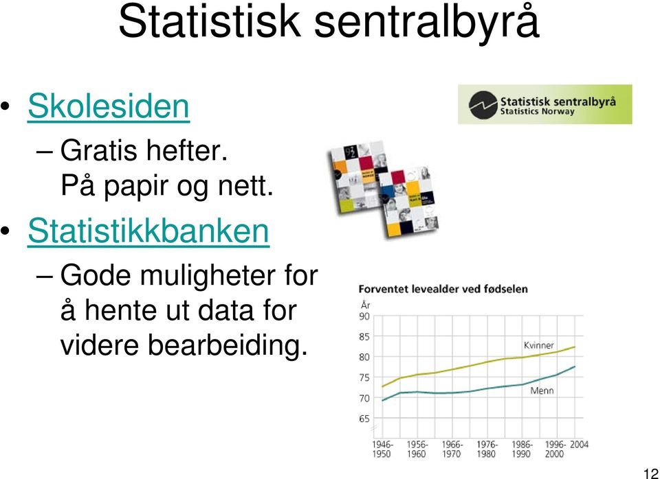 Statistikkbanken Gode muligheter for