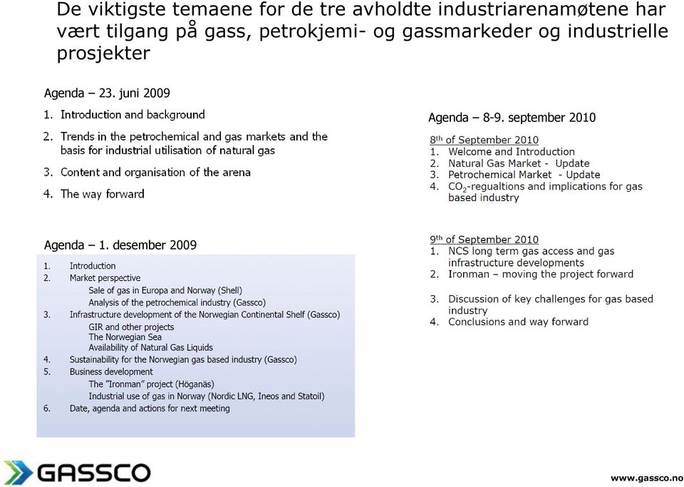 petrokjemi- og gassmarkeder og industrielle