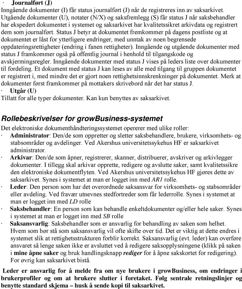 journalført.