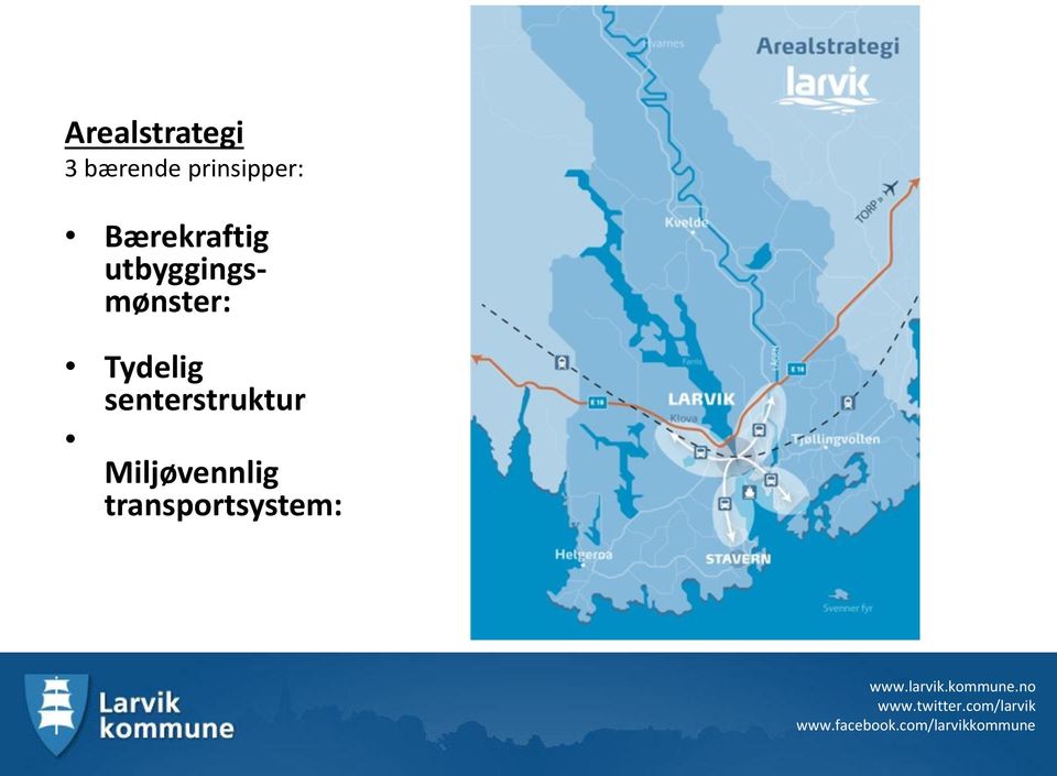 Miljøvennlig transportsystem: www.larvik.kommune.