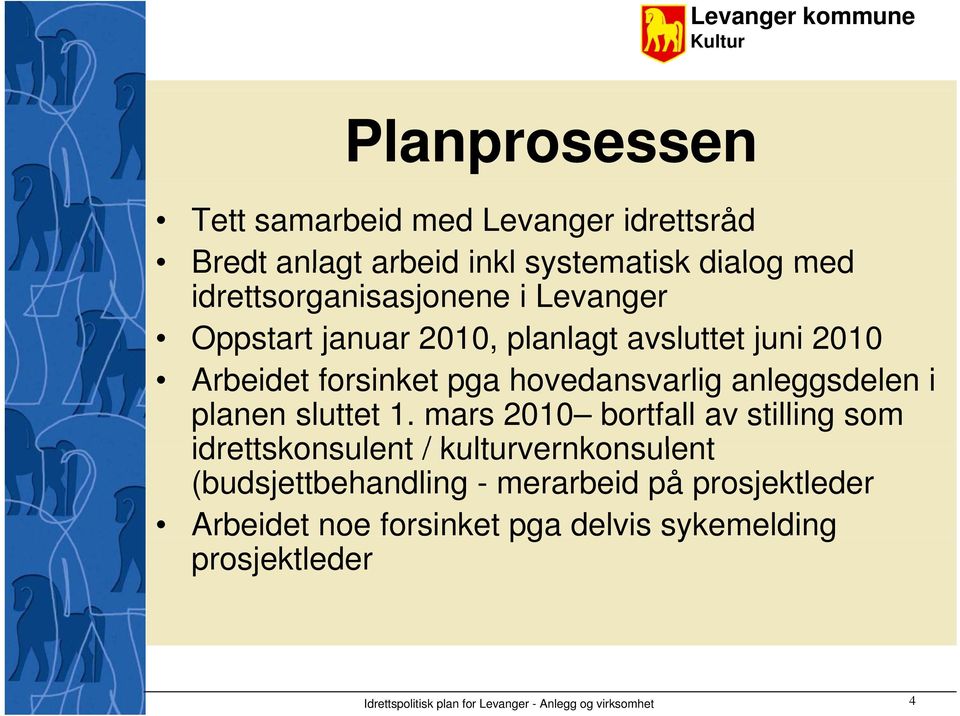 hovedansvarlig anleggsdelen i planen sluttet 1.